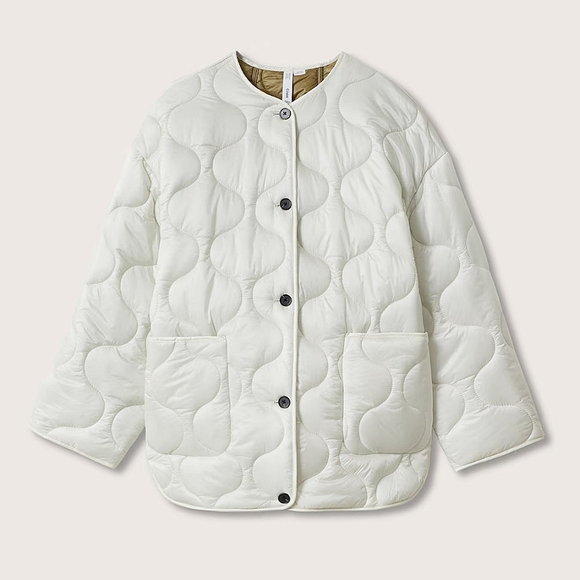 Mango oversized quilted coat - Picture 1 of 11